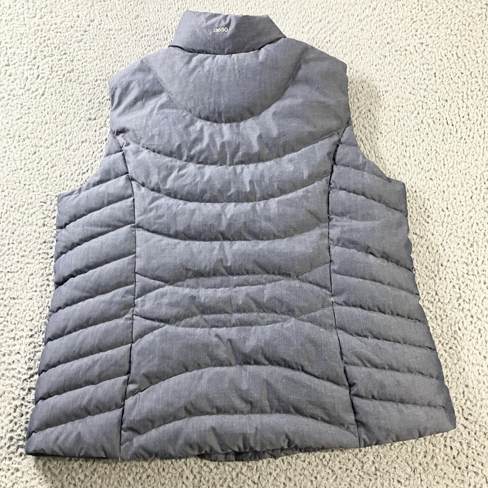 Eddie Bauer Vest Womens XXL Gray EB650 Down Quilted Puffer Winter Warm Outdoor - Picture 7 of 8